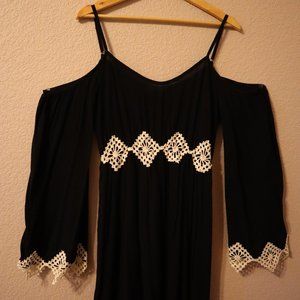 Cold Shoulder Long Sleeve Dress